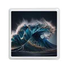 Tsunami Waves Ocean Sea Water Rough Seas Memory Card Reader (square) by uniart180623