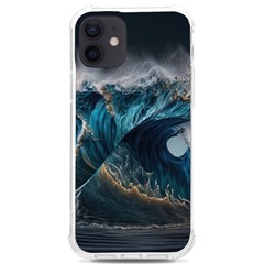 Tsunami Waves Ocean Sea Water Rough Seas Iphone 12/12 Pro Tpu Uv Print Case by uniart180623