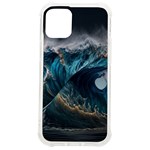 Tsunami Waves Ocean Sea Water Rough Seas iPhone 12 mini TPU UV Print Case	 Front