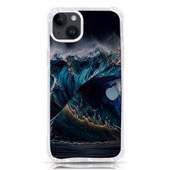 Tsunami Waves Ocean Sea Water Rough Seas Iphone 14 Plus Tpu Uv Print Case