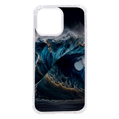 Tsunami Waves Ocean Sea Water Rough Seas Iphone 14 Pro Max Tpu Uv Print Case by uniart180623