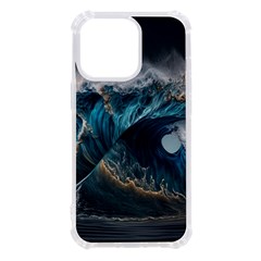 Tsunami Waves Ocean Sea Water Rough Seas Iphone 13 Pro Tpu Uv Print Case by uniart180623