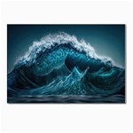 Tsunami Waves Ocean Sea Water Rough Seas Postcard 4 x 6  (Pkg of 10) Front