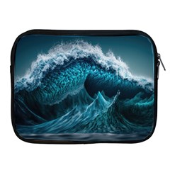 Tsunami Waves Ocean Sea Water Rough Seas Apple Ipad 2/3/4 Zipper Cases by uniart180623