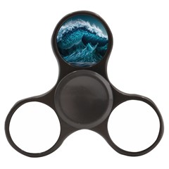 Tsunami Waves Ocean Sea Water Rough Seas Finger Spinner by uniart180623