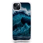 Tsunami Waves Ocean Sea Water Rough Seas iPhone 14 Plus TPU UV Print Case Front