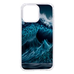 Tsunami Waves Ocean Sea Water Rough Seas Iphone 14 Pro Max Tpu Uv Print Case by uniart180623