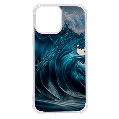 Tsunami Waves Ocean Sea Water Rough Seas Iphone 13 Pro Max Tpu Uv Print Case by uniart180623