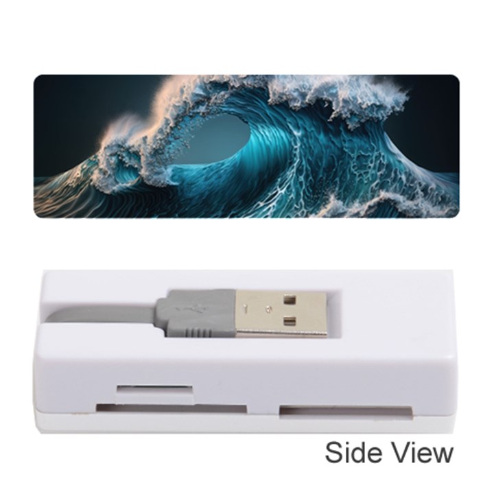 Tsunami Waves Ocean Sea Water Rough Seas Memory Card Reader (Stick)