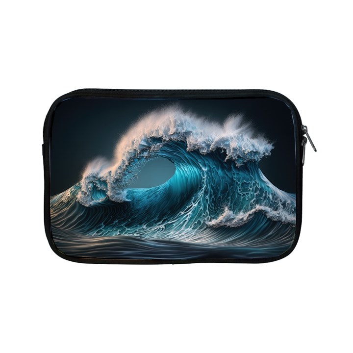 Tsunami Waves Ocean Sea Water Rough Seas Apple iPad Mini Zipper Cases