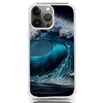 Tsunami Waves Ocean Sea Water Rough Seas iPhone 13 Pro Max TPU UV Print Case Front