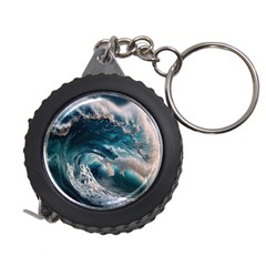 Tsunami Waves Ocean Sea Water Rough Seas Measuring Tape by uniart180623