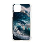 Tsunami Waves Ocean Sea Water Rough Seas iPhone 11 Pro 5.8 Inch TPU UV Print Case Front