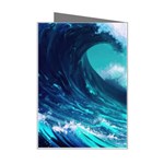 Tsunami Tidal Wave Ocean Waves Sea Nature Water Mini Greeting Card Right