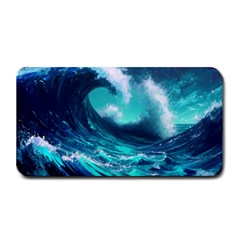 Tsunami Tidal Wave Ocean Waves Sea Nature Water Medium Bar Mat by uniart180623