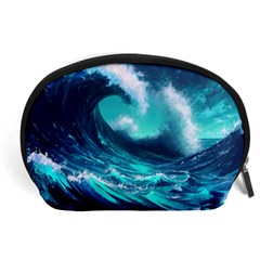 Tsunami Tidal Wave Ocean Waves Sea Nature Water Accessory Pouch (large) by uniart180623