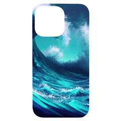 Tsunami Tidal Wave Ocean Waves Sea Nature Water Iphone 14 Pro Max Black Uv Print Case by uniart180623