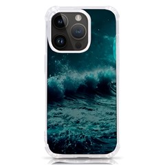 Waves Ocean Sea Tsunami Nautical Blue Sea Art Iphone 14 Pro Tpu Uv Print Case