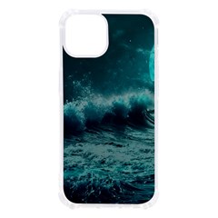 Waves Ocean Sea Tsunami Nautical Blue Sea Art Iphone 13 Tpu Uv Print Case by uniart180623