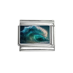 Tsunami Waves Ocean Sea Water Rough Seas Italian Charm (9mm) by uniart180623