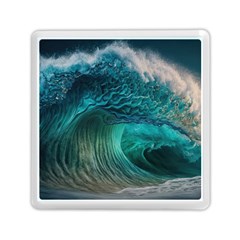 Tsunami Waves Ocean Sea Water Rough Seas Memory Card Reader (square) by uniart180623