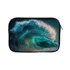 Tsunami Waves Ocean Sea Water Rough Seas Apple Ipad Mini Zipper Cases by uniart180623