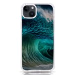 Tsunami Waves Ocean Sea Water Rough Seas iPhone 14 Plus TPU UV Print Case Front