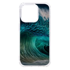 Tsunami Waves Ocean Sea Water Rough Seas Iphone 14 Pro Tpu Uv Print Case by uniart180623