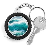 Waves Ocean Sea Tsunami Nautical Blue Sea Measuring Tape Front