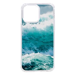 Waves Ocean Sea Tsunami Nautical Blue Sea Iphone 14 Pro Max Tpu Uv Print Case by uniart180623