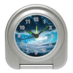 Thunderstorm Storm Tsunami Waves Ocean Sea Travel Alarm Clock Front