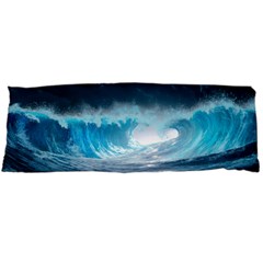 Thunderstorm Storm Tsunami Waves Ocean Sea Body Pillow Case (dakimakura) by uniart180623