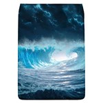 Thunderstorm Storm Tsunami Waves Ocean Sea Removable Flap Cover (L) Front