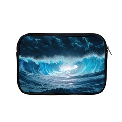 Thunderstorm Storm Tsunami Waves Ocean Sea Apple Macbook Pro 15  Zipper Case by uniart180623