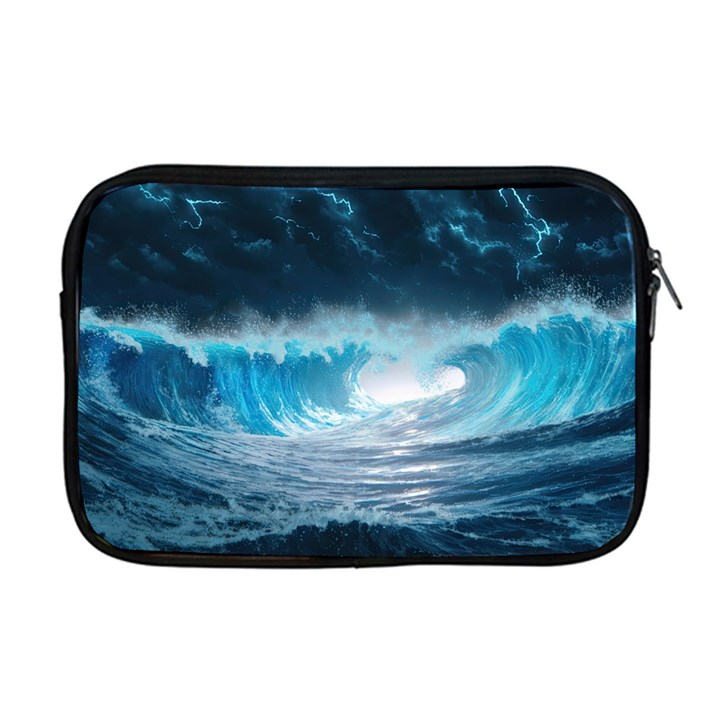 Thunderstorm Storm Tsunami Waves Ocean Sea Apple MacBook Pro 17  Zipper Case