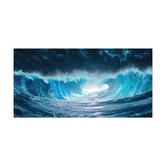 Thunderstorm Storm Tsunami Waves Ocean Sea Yoga Headband by uniart180623