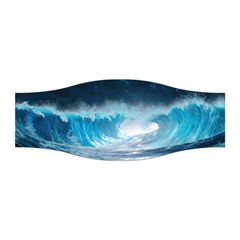 Thunderstorm Storm Tsunami Waves Ocean Sea Stretchable Headband by uniart180623