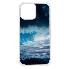 Thunderstorm Storm Tsunami Waves Ocean Sea Iphone 13 Pro Max Tpu Uv Print Case