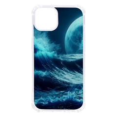 Moonlight High Tide Storm Tsunami Waves Ocean Sea Iphone 13 Tpu Uv Print Case by uniart180623