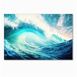 Tsunami Waves Ocean Sea Nautical Nature Water Nature Postcard 4 x 6  (Pkg of 10) Front