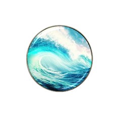 Tsunami Waves Ocean Sea Nautical Nature Water Nature Hat Clip Ball Marker (4 Pack) by uniart180623