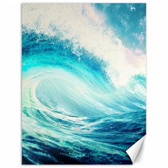 Tsunami Waves Ocean Sea Nautical Nature Water Nature Canvas 12  X 16  by uniart180623