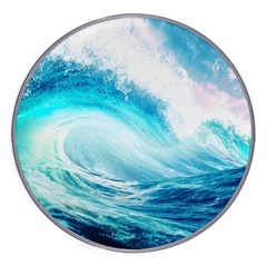 Tsunami Waves Ocean Sea Nautical Nature Water Nature Wireless Fast Charger(white) by uniart180623