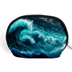 Thunderstorm Tsunami Tidal Wave Ocean Waves Sea Accessory Pouch (medium) by uniart180623