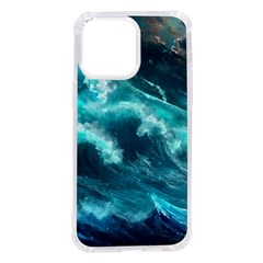 Thunderstorm Tsunami Tidal Wave Ocean Waves Sea Iphone 14 Pro Max Tpu Uv Print Case by uniart180623