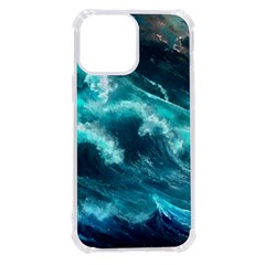 Thunderstorm Tsunami Tidal Wave Ocean Waves Sea Iphone 13 Pro Max Tpu Uv Print Case by uniart180623