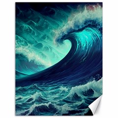 Ai Generated Waves Ocean Sea Tsunami Nautical Fantasy Canvas 18  X 24  by uniart180623