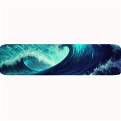 Ai Generated Waves Ocean Sea Tsunami Nautical Fantasy Large Bar Mat by uniart180623