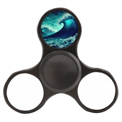 Ai Generated Waves Ocean Sea Tsunami Nautical Fantasy Finger Spinner by uniart180623