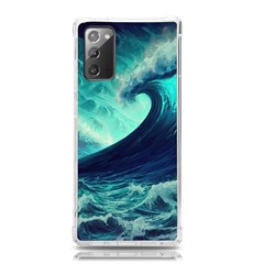 Ai Generated Waves Ocean Sea Tsunami Nautical Fantasy Samsung Galaxy Note 20 Tpu Uv Case by uniart180623